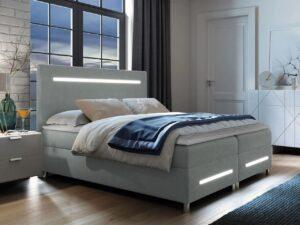 Kontinentálna posteľ Trunida LED