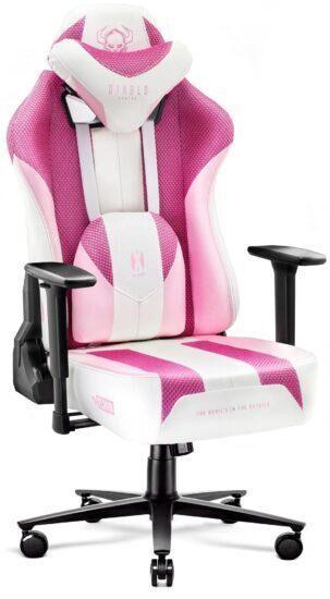 Látkové herné kreslo Diablo X-Player 2.0 Normal Size: Marshmallow Pink/ružová Diablochairs