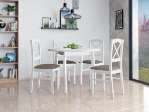 Okrúhly stôl so 4 stoličkami - AL55