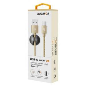 Kábel Aligator Premium USB-C na USB 2A