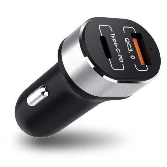 Nabíjačka do auta WG USB + USB-C