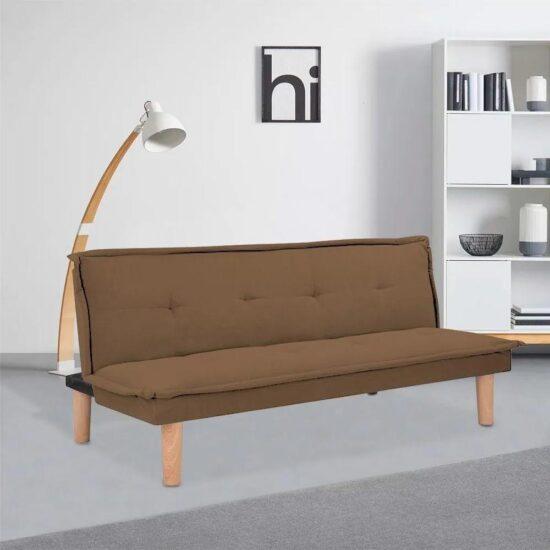 Rozkladacia sofa/posteľ SVANTE - Hnedá