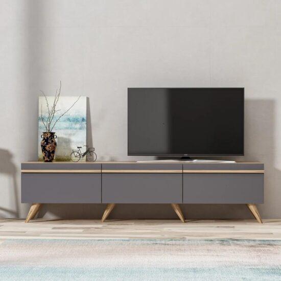 TV stolek AMSTERDAM 180 cm antracitový