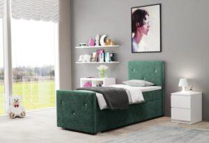 Čalúnená posteľ boxspring LILY + topper