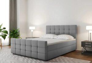 Čalúnená posteľ boxspring MARIN + topper