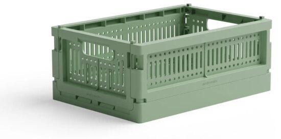 Made Crate Skladacia prepravka Green Bean Green - mini