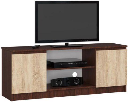 TV stolík Beron 140 cm wenge/sonoma