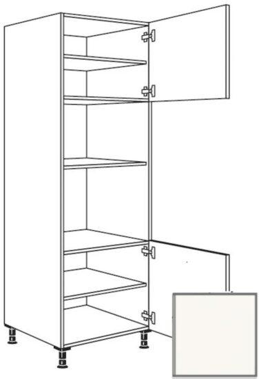 Kuchynská skrinka vysoká Naturel Erika24 pre rúru a mikrovlnnú rúru 60x214
